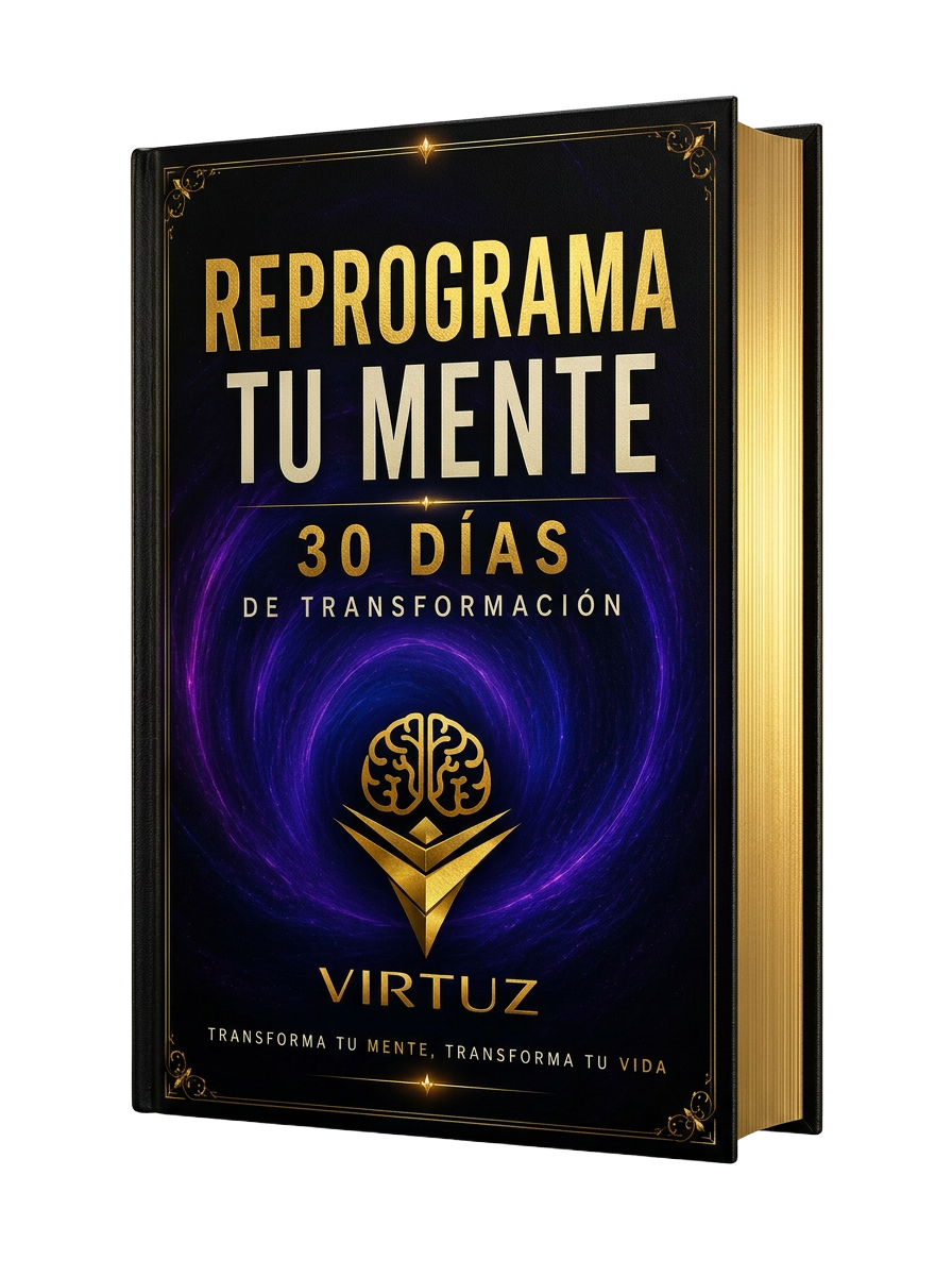 Libro Reprograma Tu Mente en 30 Días por VIRTUZ